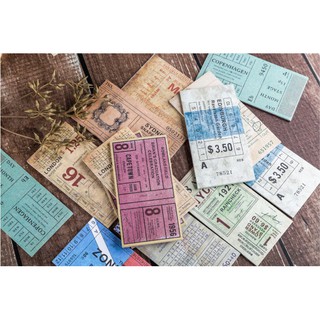 Giấy note travel ticket cổ