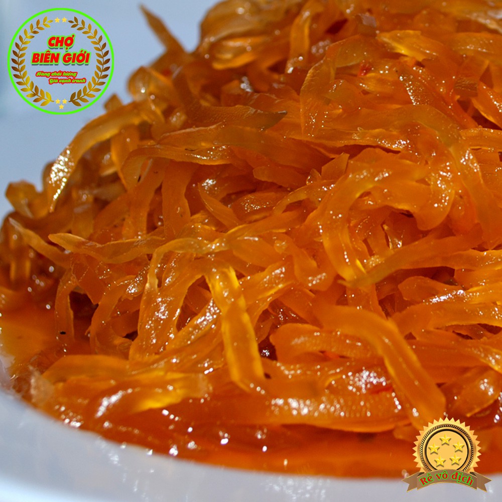 Dưa Mắm Đu Đủ Châu Đốc Giòn Thơm Trộn Sẵn Vừa Ăn Hủ 500gr