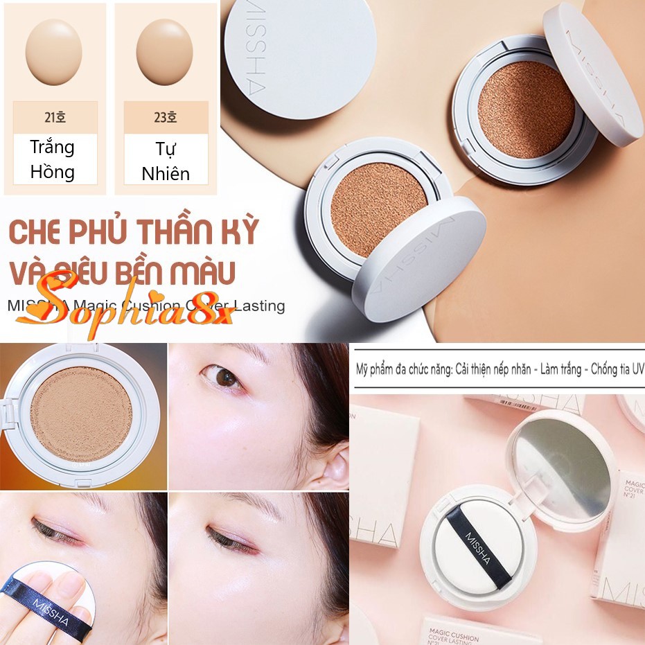 PHẤN NƯỚC HÀN QUỐC MISSHA M MAGIC CUSHION SPF 50+ PA+++ 1 Lõi