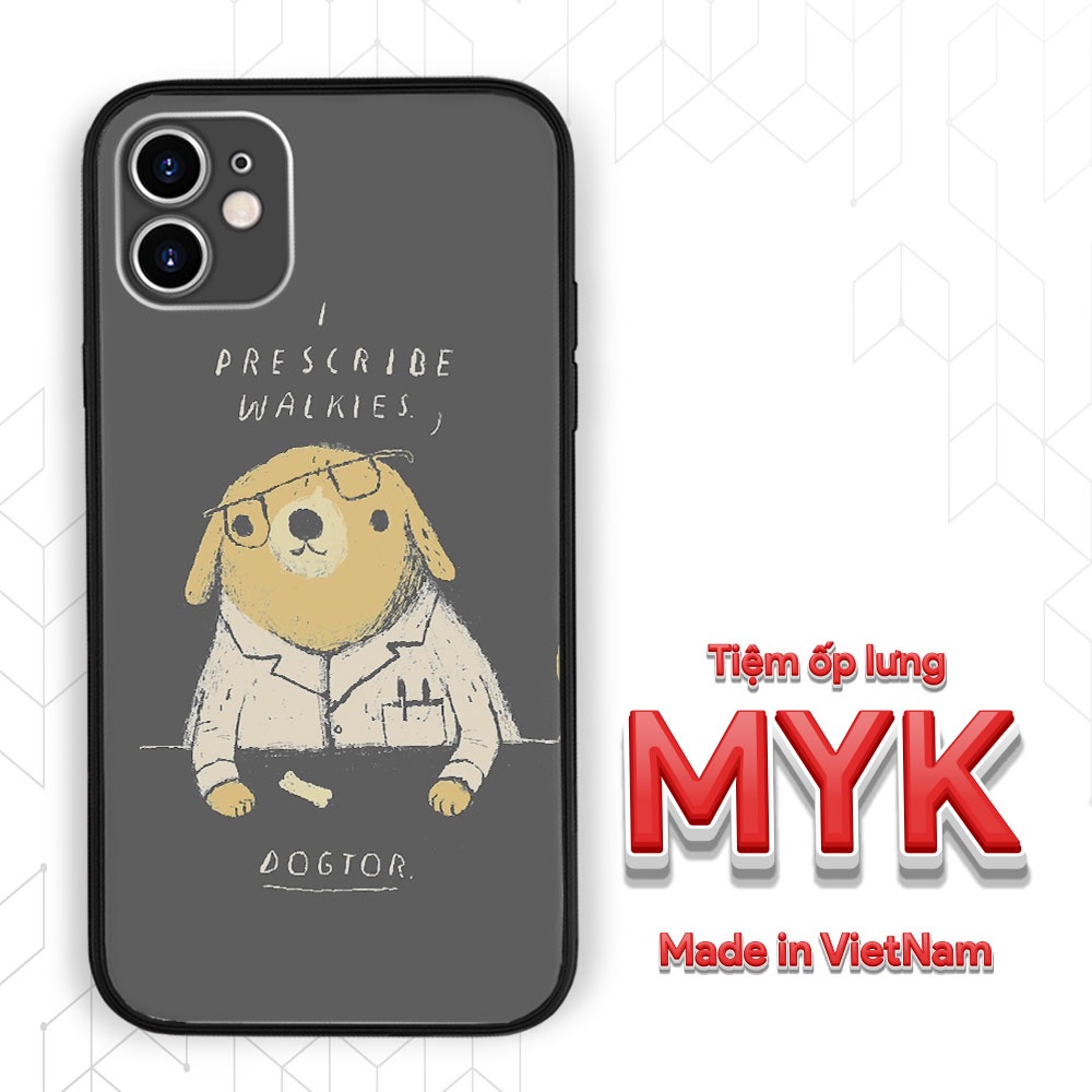 Ốp lưng rắn DOGTOR MYK độc lạ cho Iphone 5 6 7 8 Plus 11 12 Pro Max X Xr-LAK0003345
