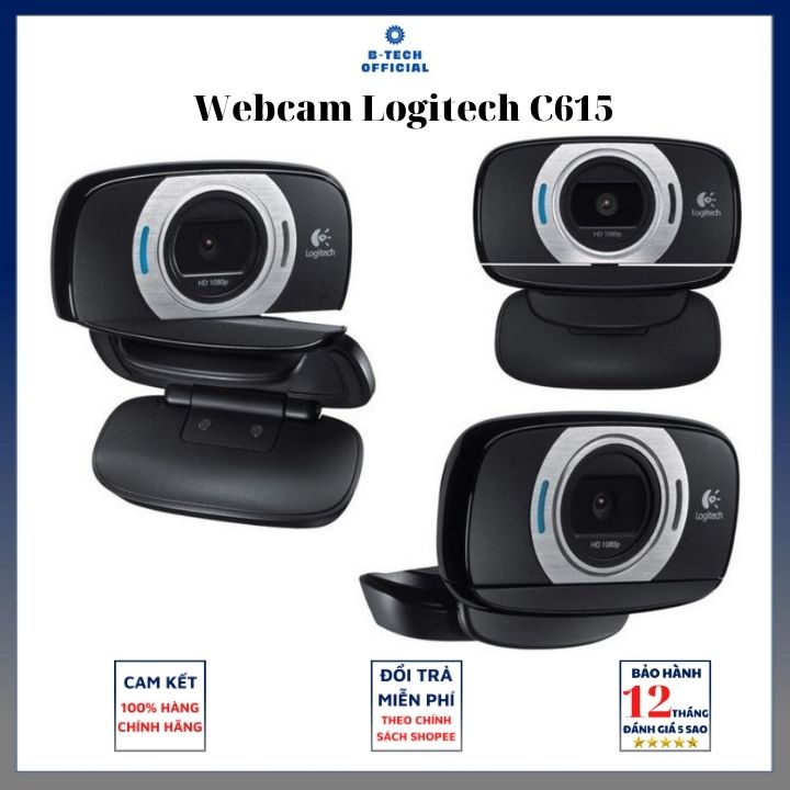 Webcam Logitech C615 Full HD - Hàng Chính Hãng