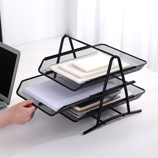Kệ sắt 3 tầng đựng hồ sơ sơn tĩnh điện tiện lợi