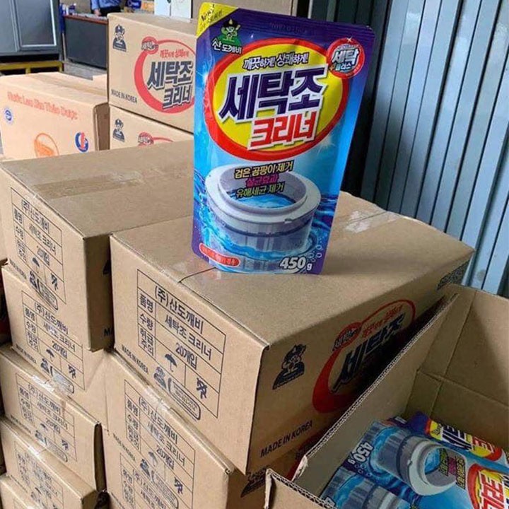 [FREESHIP HCM] Bột tẩy lồng vệ sinh máy giặt Hàn Quốc Sandokkaebi Hàn Quốc