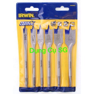 Mũi khoét gỗ đuôi cá chân lục giác IRWIN 10502826 (bộ 06 mũi)