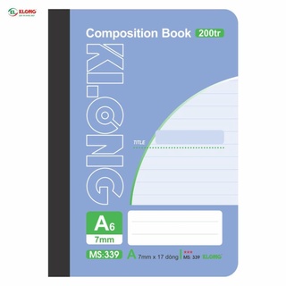 (Combo 5 cuốn) Sổ may KLONG 200tr A6 ; Klong MS: 339