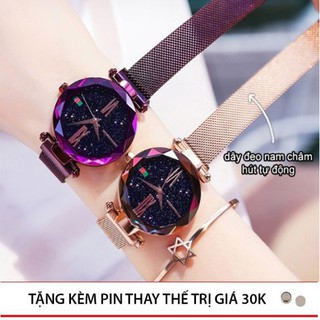 Đồng hồ nữ DIMINI nam châm dây lụa tuyệt đẹp