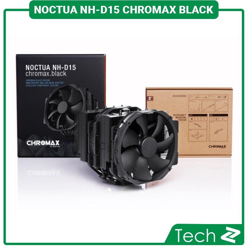 Tản nhiệt khí NOCTUA NH-D15 Chromax Black