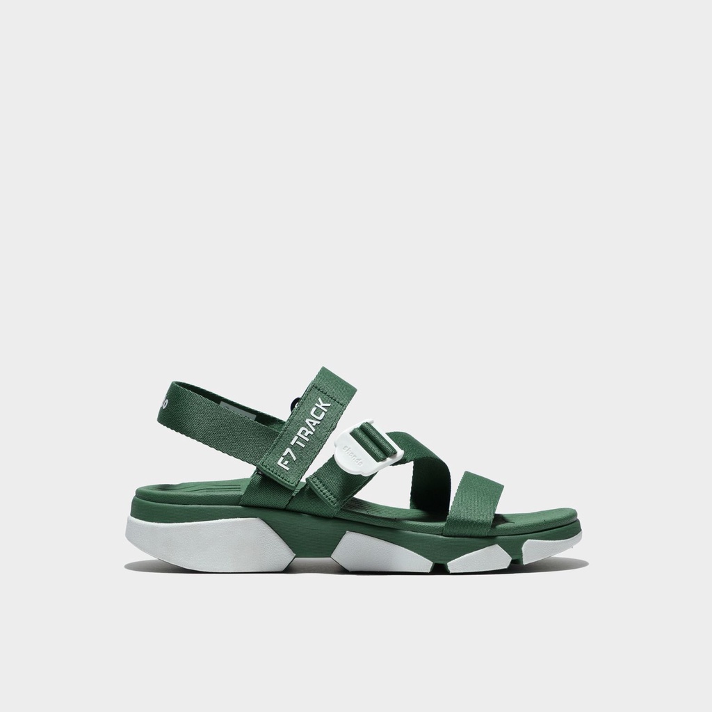 Giày Sandals Shondo F7 Track xanh mint đế trắng F7T0042