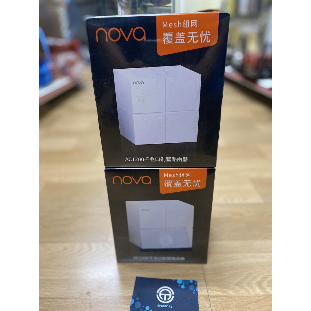 Bộ 3 Wifi Mesh Tenda Nova MW6 - Ghép nối nhiều thiết Bị - Ghép Nối Không Dây Cho Vùng Phổ Sóng Rộng Hơn 500m2