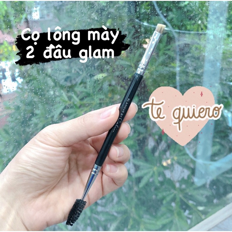 Cọ tém mày siêu mảnh , cọ tém mày vuông, co chải mày , cọ 2 dau  Celin chính hãng làm bằng lông thú.