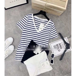 ÁO THUN GIẤY CỔ TIM