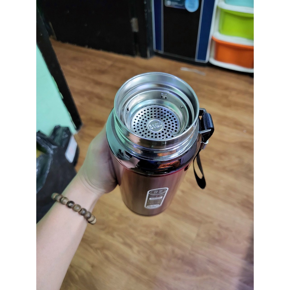 BÌNH GIỮ NHIỆT 800ML LOẠI XỊN INOX 304