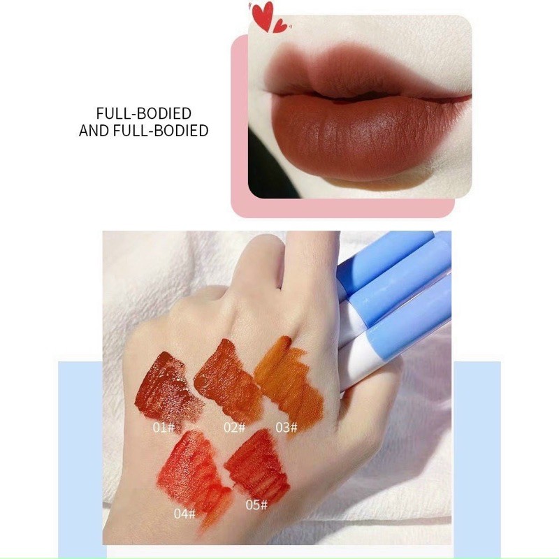 Set 5 Cây Son Kem Lì KTE Fluffy Matte Lip Glaze (G2) | BigBuy360 - bigbuy360.vn