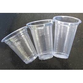50 Ly nhựa dùng 1 lần 400ml ly nước mía cà phê sinh tố take away - Plastic cup