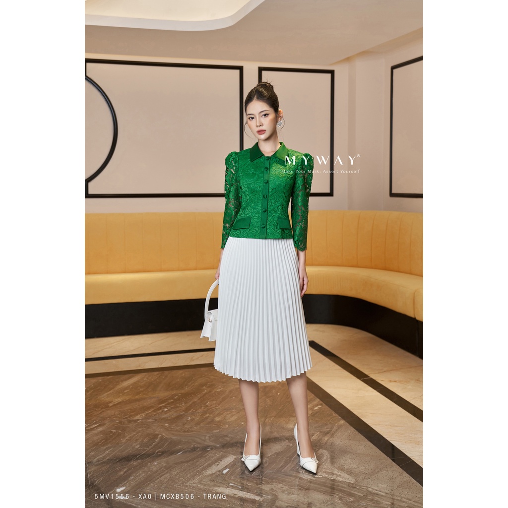 Áo Kiểu Nữ MY WAY Dài Tay Bồng Dáng Ôm Sang Chảnh 5MV1556