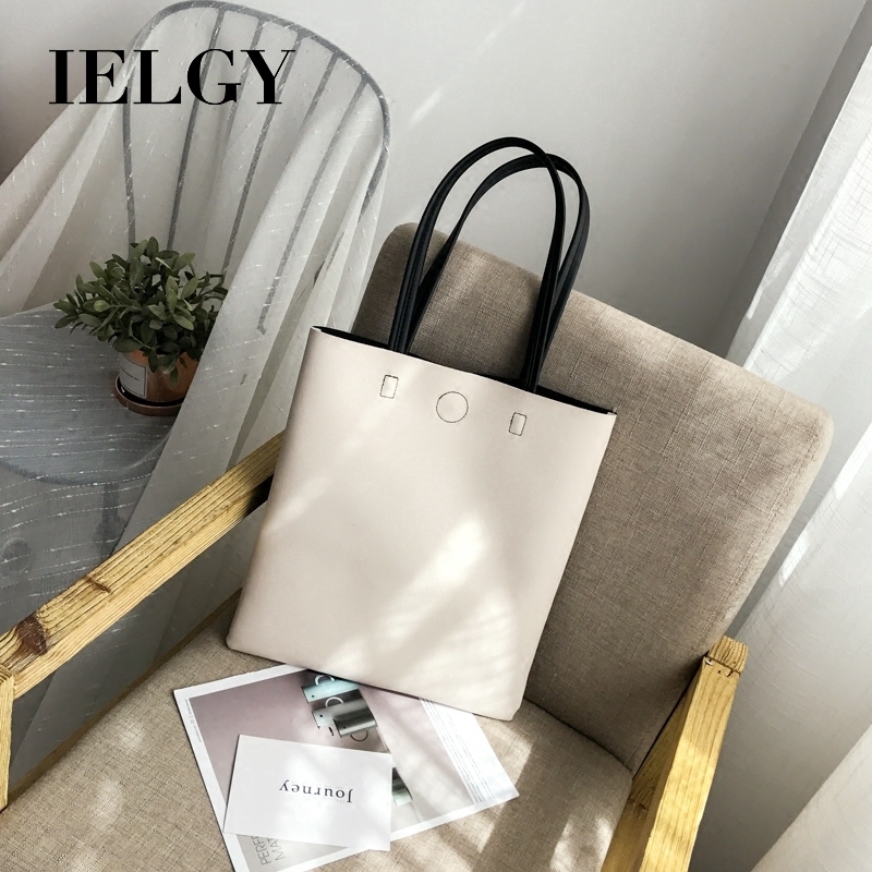 IELGY Túi Đeo Vai Cỡ Lớn Thiết Kế Đơn Giản Thời Trang Cho Nữ