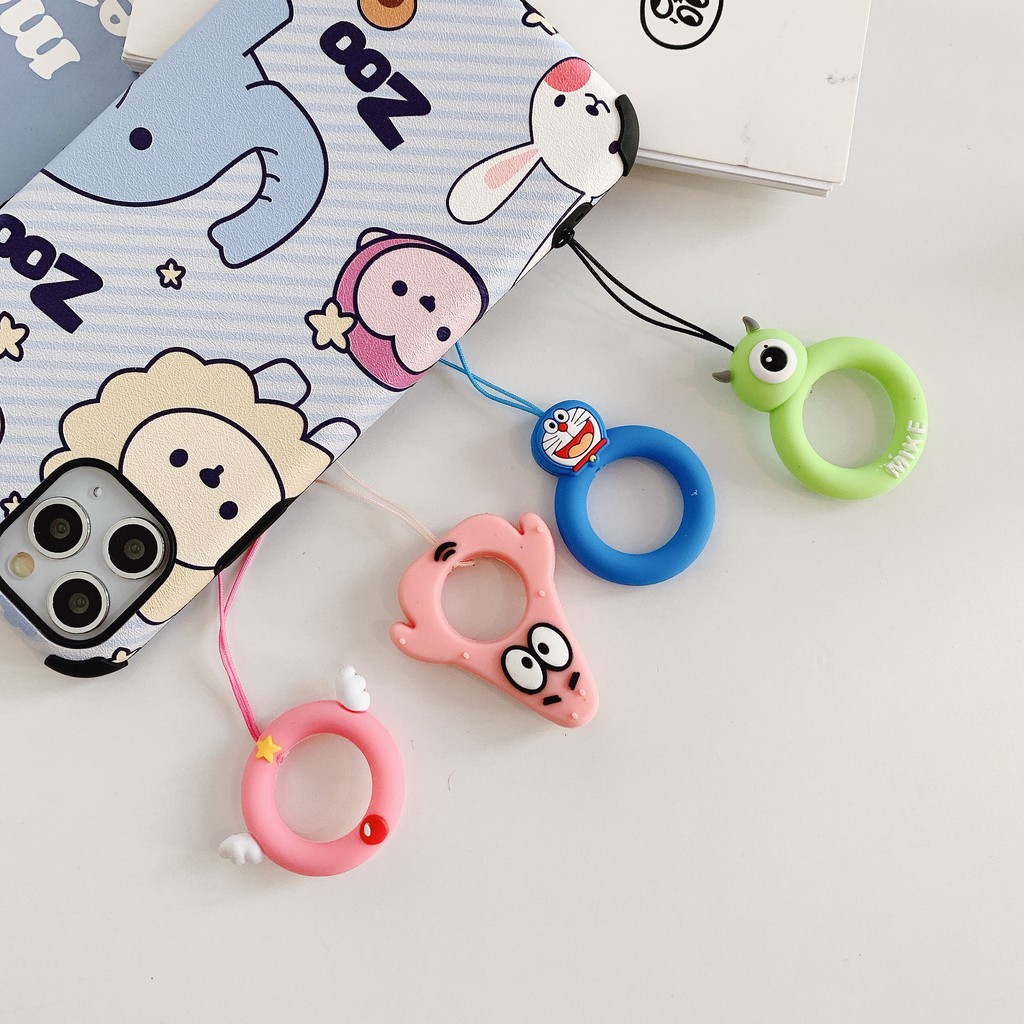 Nhẫn Đeo Giữ Điện Thoại Bằng Silicon Hình Hoạt Hình Dễ Thương | BigBuy360 - bigbuy360.vn