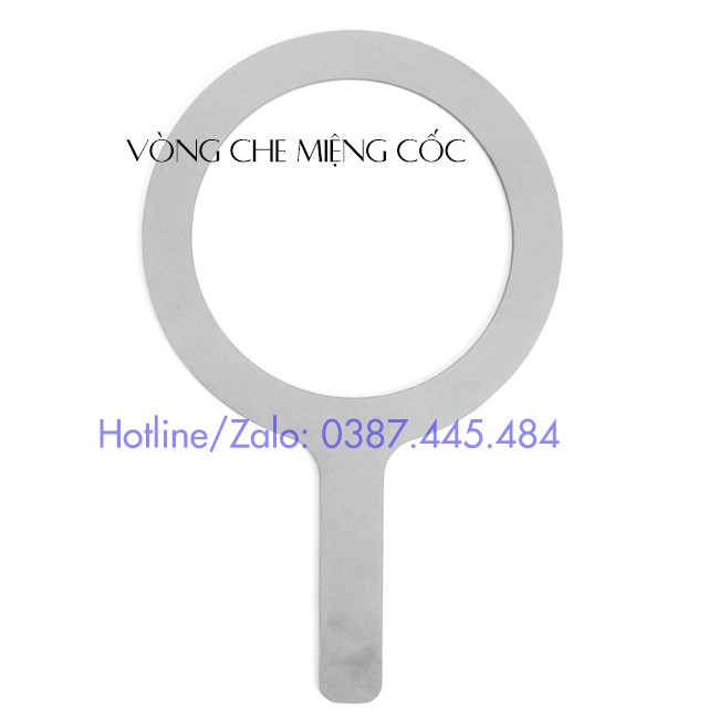 Vòng che miệng cốc bằng Inox siêu bền tiện dụng cho pha chế trà sữa