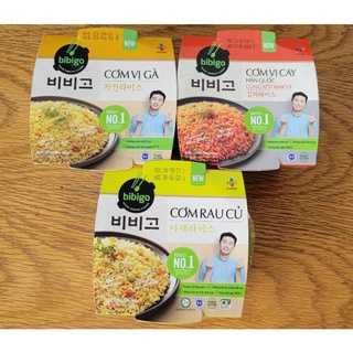 Cơm Hàn Quốc Bibigo Xốt Kimchi vị cay/ Rau Củ/ Vị Gà Bibigo 160g