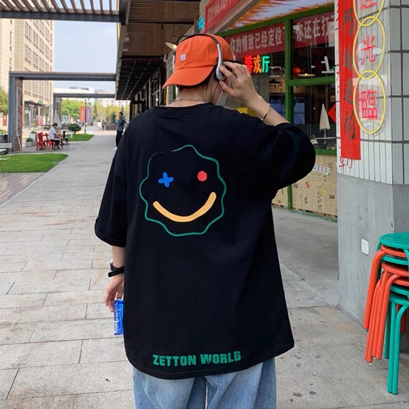 ÁO THUN TAY LỠ UNISEX FORM RỘNG ZETTON WORLD