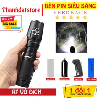 Đèn pin siêu sáng XML-T6 Siêu bền chống nước tuyệt đối 💥HÀNG CHÍNH HÃNG💥SIÊU HOT💥