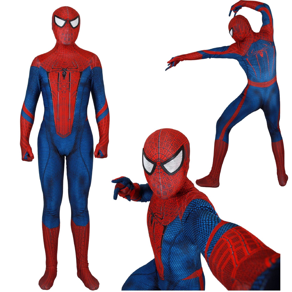 Superhero Spiderman Costumes Amazing Spider-man Costume Spiderman Suit-3D Printed Cosplay Zentai Party Costumes