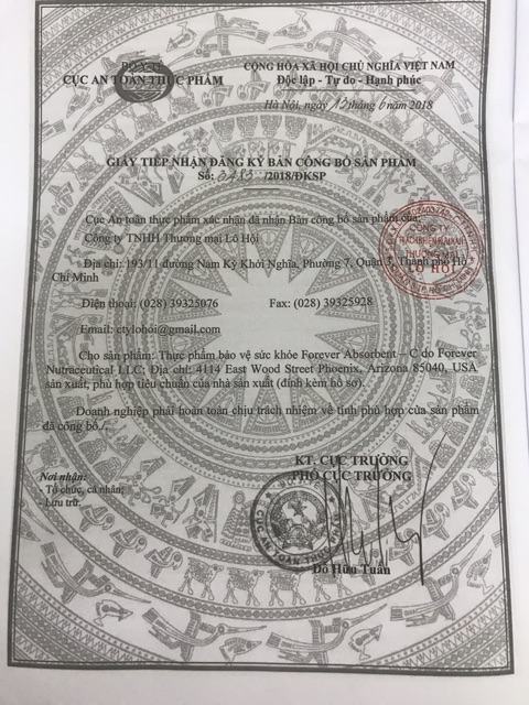 Viên bổ sung FOREVER ABSORBENT-C | Thế Giới Skin Care