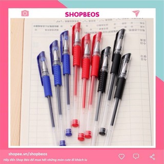 Set 100 bút nước Pison màu đen đỏ xanh