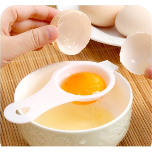 (Tiện lợi) Thìa lọc trứng, tách tứng gà trứng vịt chất liệu lúa mạch an toàn tiện lợi