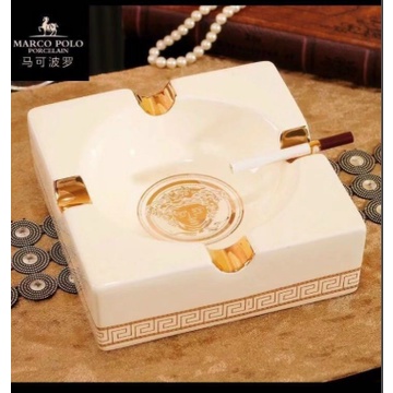 gạt tàn, hũ tăm versace. gạt tàn thuốc lá cao cấp phong cách hiện đại. hũ đựng tăm