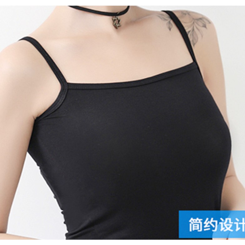 Áo lá nữ mùa hè lụa màu trơn trắng sữa tinh khiết và đen mới không xù