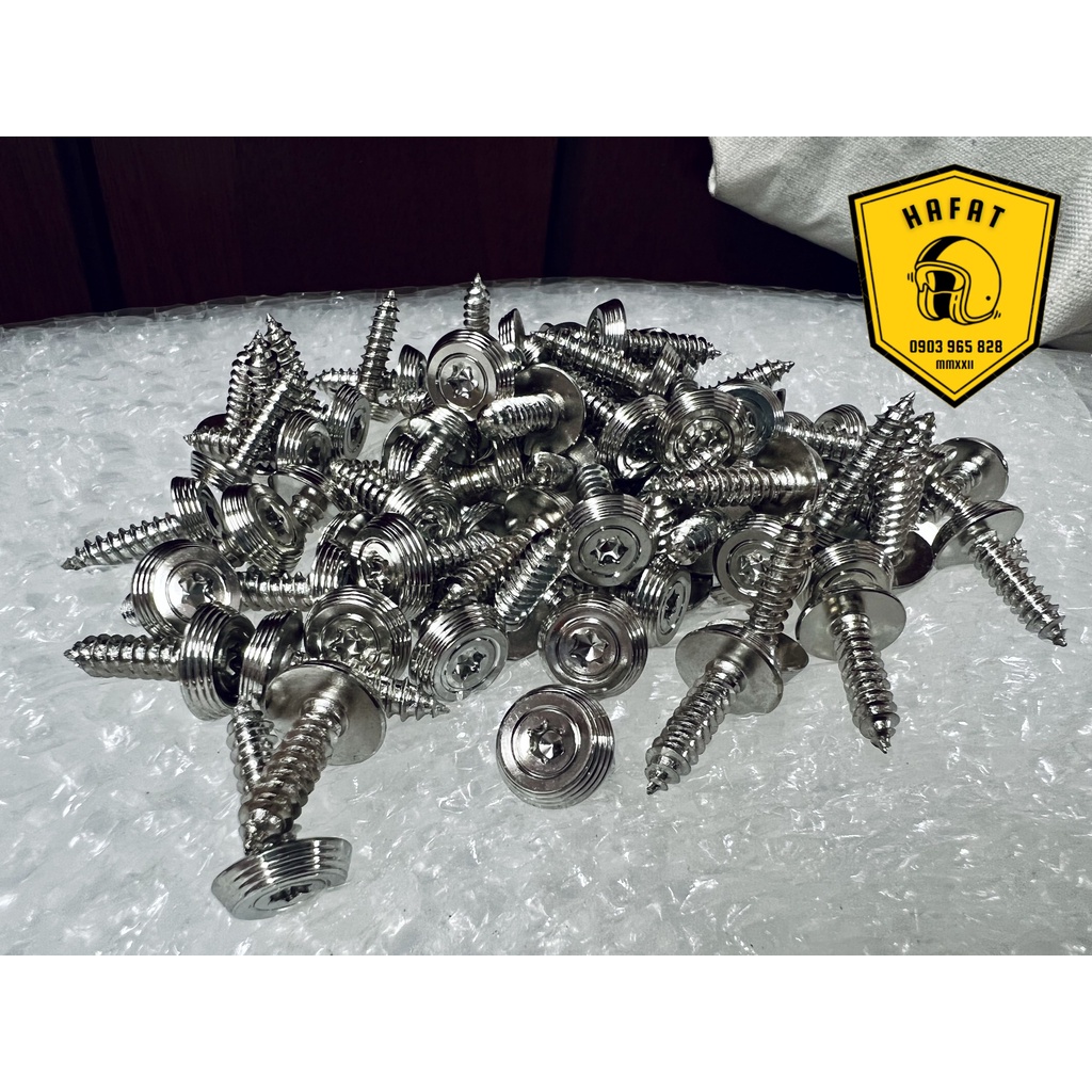 Ốc Áo Ya 5li Ren Xoắn - Gắn Được Cho Áo Xe Exiter - Sirius