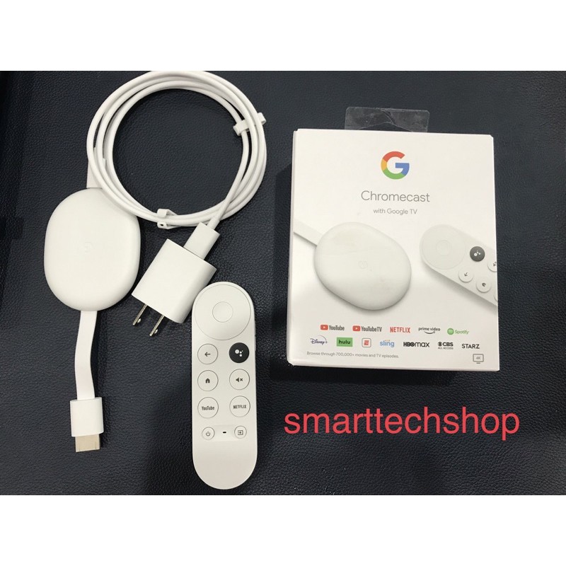 Chromcast sử dụng tiếng Việt - Google Chromecast with Google TV - new seal, bảo hành 6 tháng