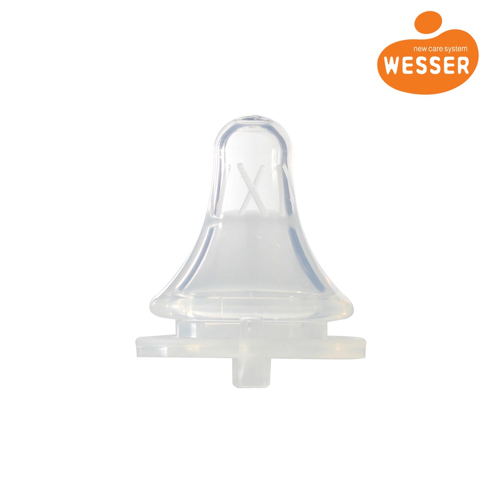 Núm vú Wesser Cổ hẹp size + (vĩ 2 cái)