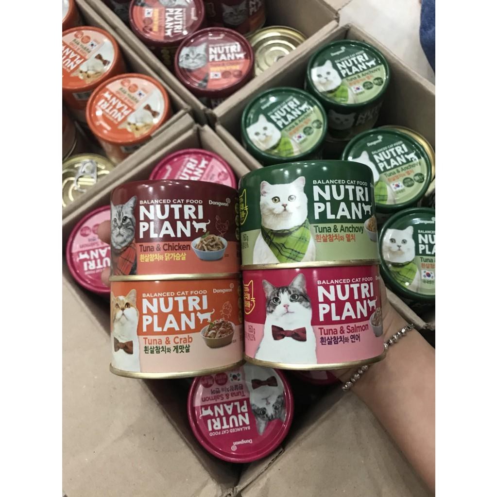 Pate cho mọi giống mèo trưởng thành Nutri Plan - Hộp 160g