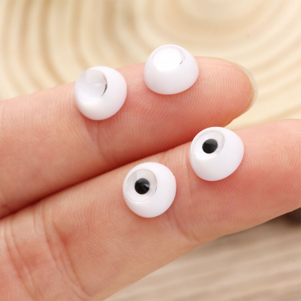 1 bộ mắt búp bê hình bán cầu bằng acrylic trong suốt 8~26mm chất lượng cao