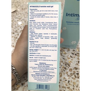Dung Dịch Vệ Sinh INTIMAX GOLD 200ml