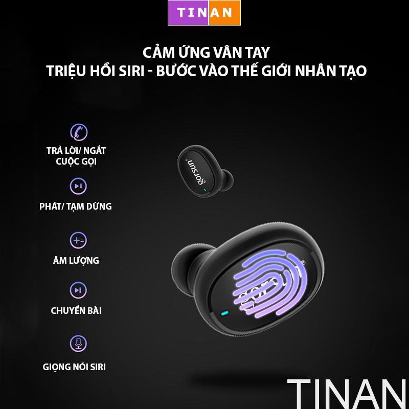 Tai Nghe Bluetooth Gorsun V8 TWS, Âm Thanh Nổi Thông Minh