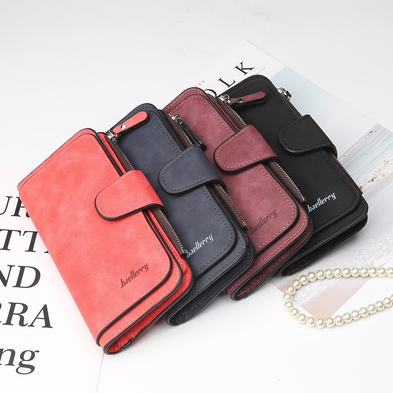 Ví Gấp Ba Lần Chất Liệu Da Pu Baellerry BEA-N2345