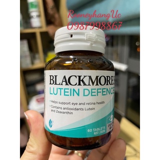 ( HÀNG CHUẨN HÀNG DATE 3/2025) VIÊN UỐNG HỖ TRỢ MẮT LUTEIN DEFENCE BLACKMORES ( Dùng cho cả người bị tiểu đường)