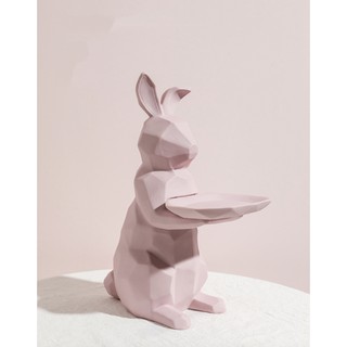 TƯỢNG CHÚ THỎ PINK BUNNY STAND