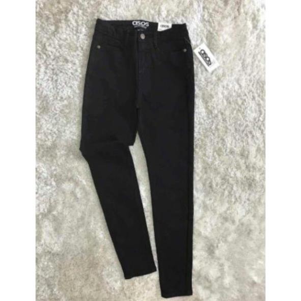 [fFREESHIP] Quần Jean skinny trắng cạp cao qua rốn - jean162