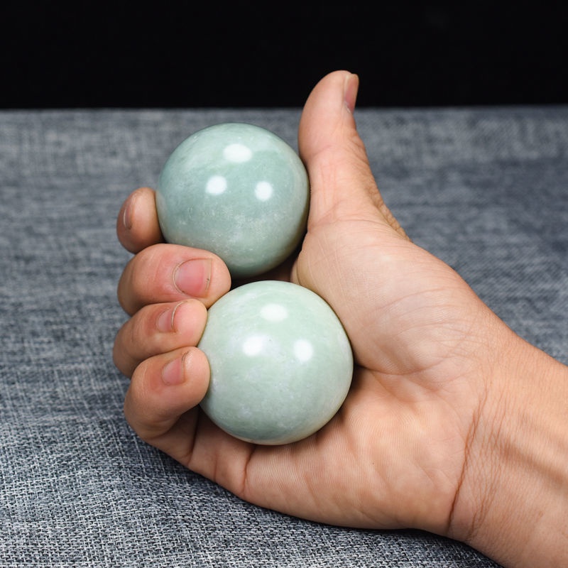 Bóng mát xa tay bằng ngọc bích tự nhiên an toàn cho bé