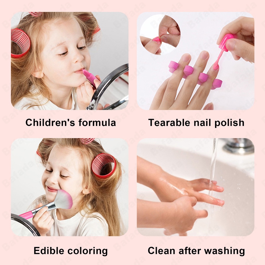 Bộ mỹ phẩm đồ chơi trang điểm 33 món không độc hại thích hợp cho bé
