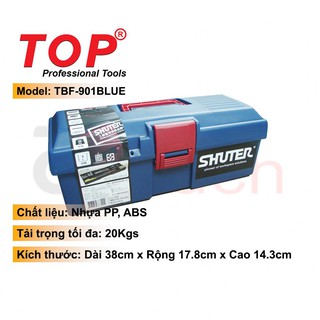 Thùng Đựng Đồ Nghề Bằng Nhựa TOP - TBF-901BLUE
