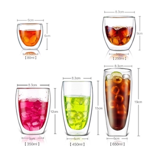 Cốc thủy tinh 2 lớp cách nhiệt 450ml