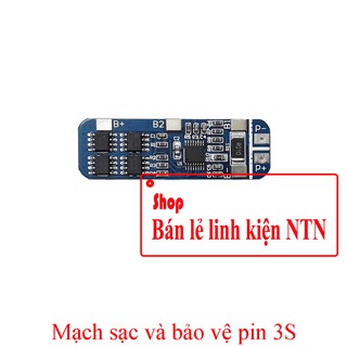 Mạch sạc pin Lithium 18650 nối tiếp 3 cell