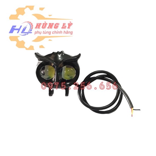 Đèn Gầm 2 mắt cú trắng vàng đèn ô tô phụ tùng ô tô các loại phụ tùng Hùng Lỳ