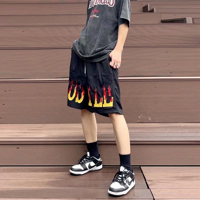 Quần Short Nam Phong Cách Hip hop Thời Trang Hàn Quốc Mới