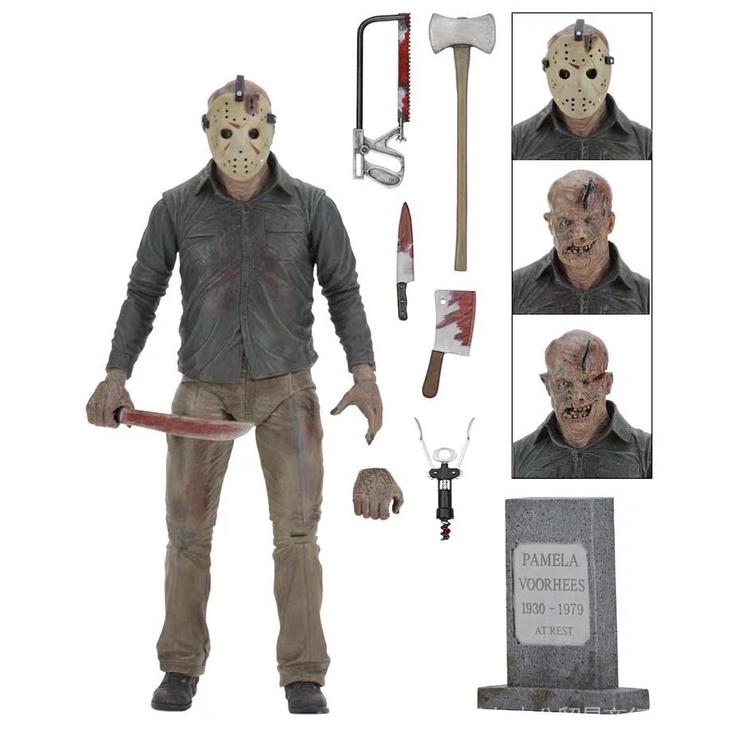 Neca Mô Hình Nhân Vật Jason Texas Madman Trong Phim Thứ Sáu Halloween